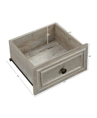 Farmhouse 5-Drawer Dresser, Rustic White