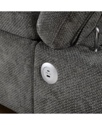 107" Modular Sectional Sofa with Ottoman