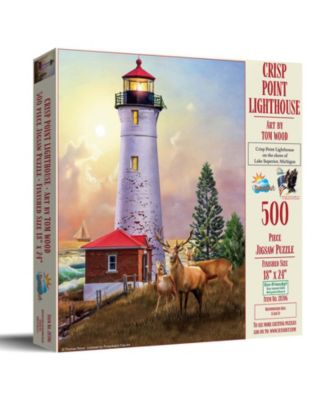 Crisp Point Lighthouse 500 piece Jigsaw Puzzle for Adults