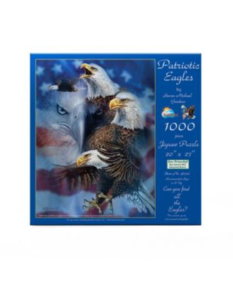 Patriotic Eagles 1000 piece Jigsaw Puzzle for Adults