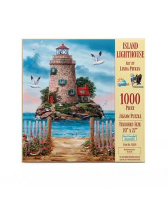 Island Lighthouse 1000 piece Jigsaw Puzzle for Adults