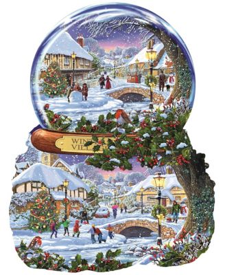 Winter Village 1000 piece Jigsaw Puzzle for Adults Special Shape Christmas