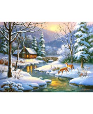 Late Night Visitors 500 piece Jigsaw Puzzle for Adults