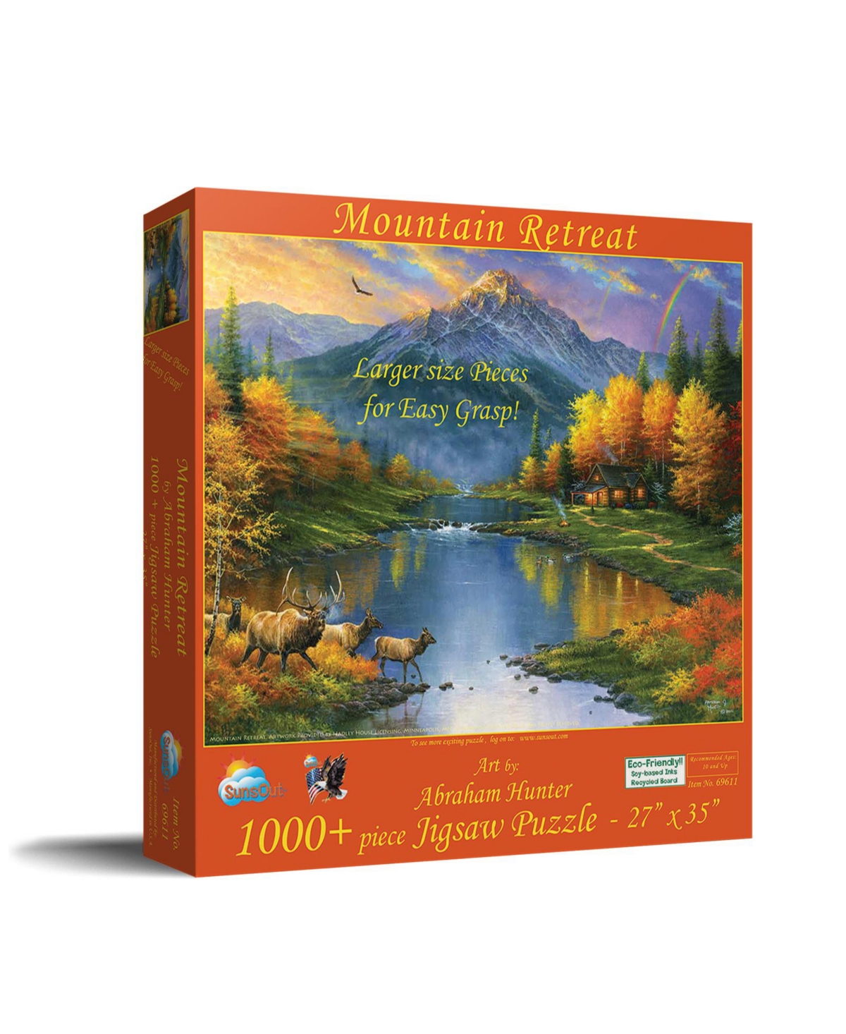 SunsOut Mountain Retreat 1000 piece Jigsaw Puzzle for Adults Large Pieces