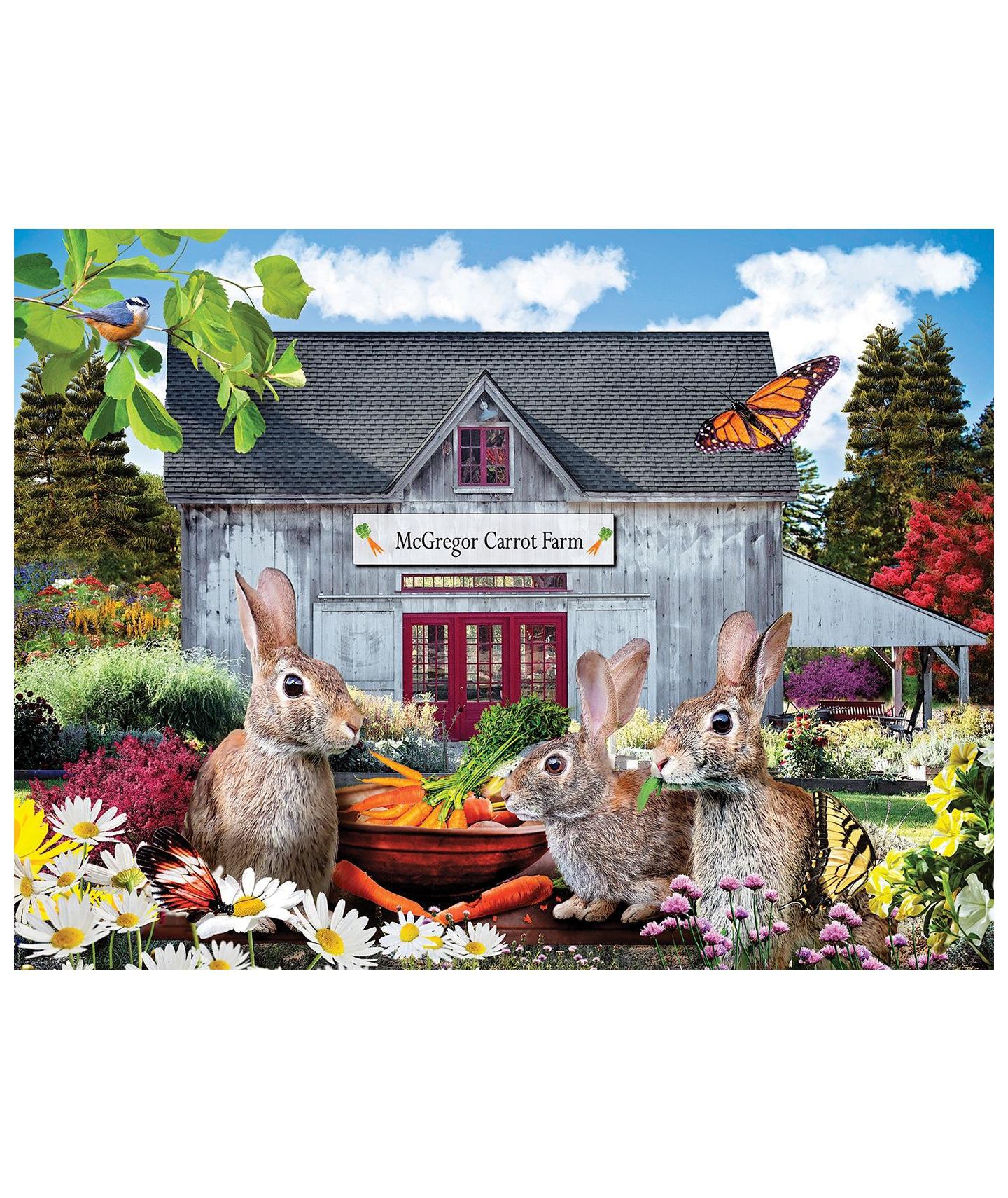 Детский пазл SunsOut Carrot Farm 500-Piece Jigsaw Puzzle, от 15 лет — фото 3