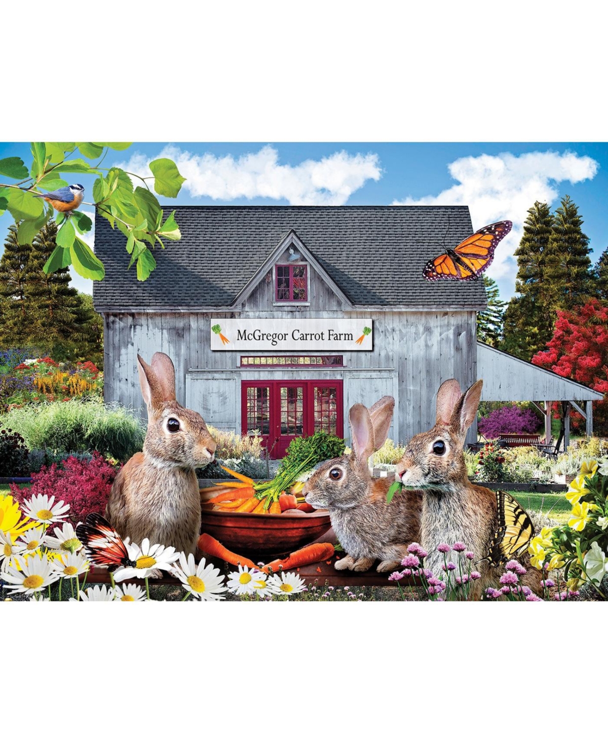 SunsOut Carrot Farm 500 piece Jigsaw Puzzle for Adults