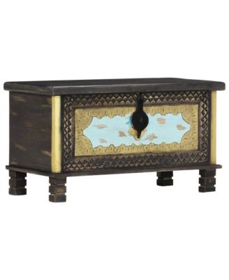 31.5&amp;#x22;x15.7&amp;#x22;x17.7&amp;#x22; Solid Mango Wood Storage Chest