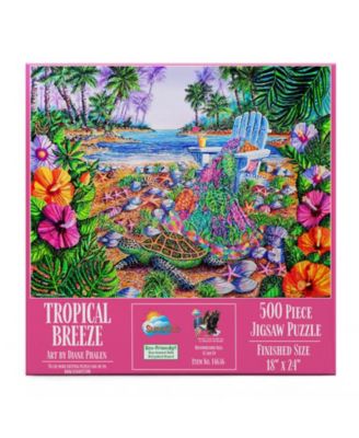 Tropical Breeze 500 piece Jigsaw Puzzle for Adults