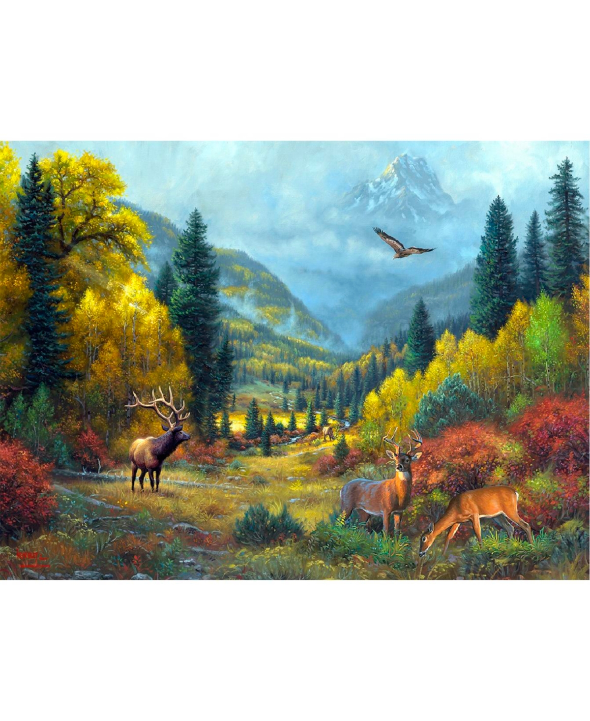 SunsOut Autumn Calls 1000 piece Jigsaw Puzzle for Adults