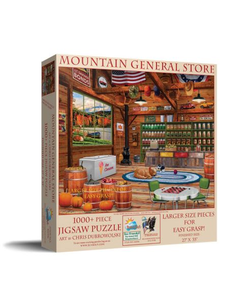 Детский пазл SunsOut Mountain General Store 1000-Piece Interlocking Large-Pieces Jigsaw Puzzle, от 15 лет