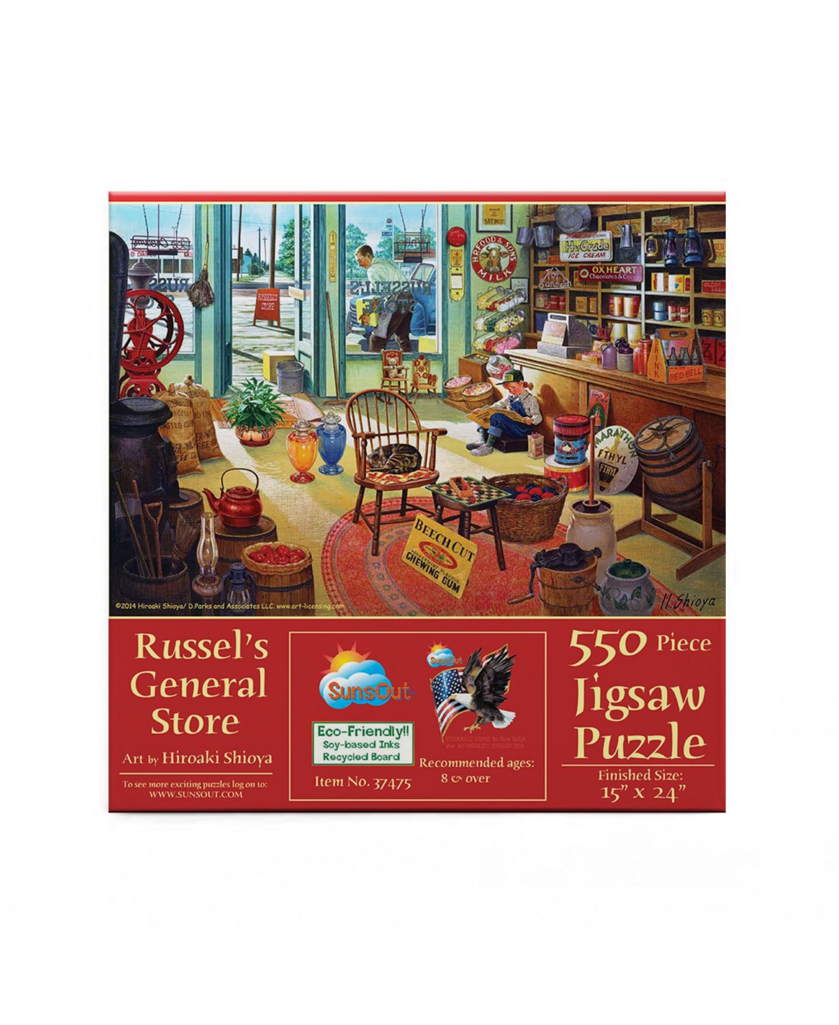 SunsOut Russel's General Store 550 piece Jigsaw Puzzle for Adults