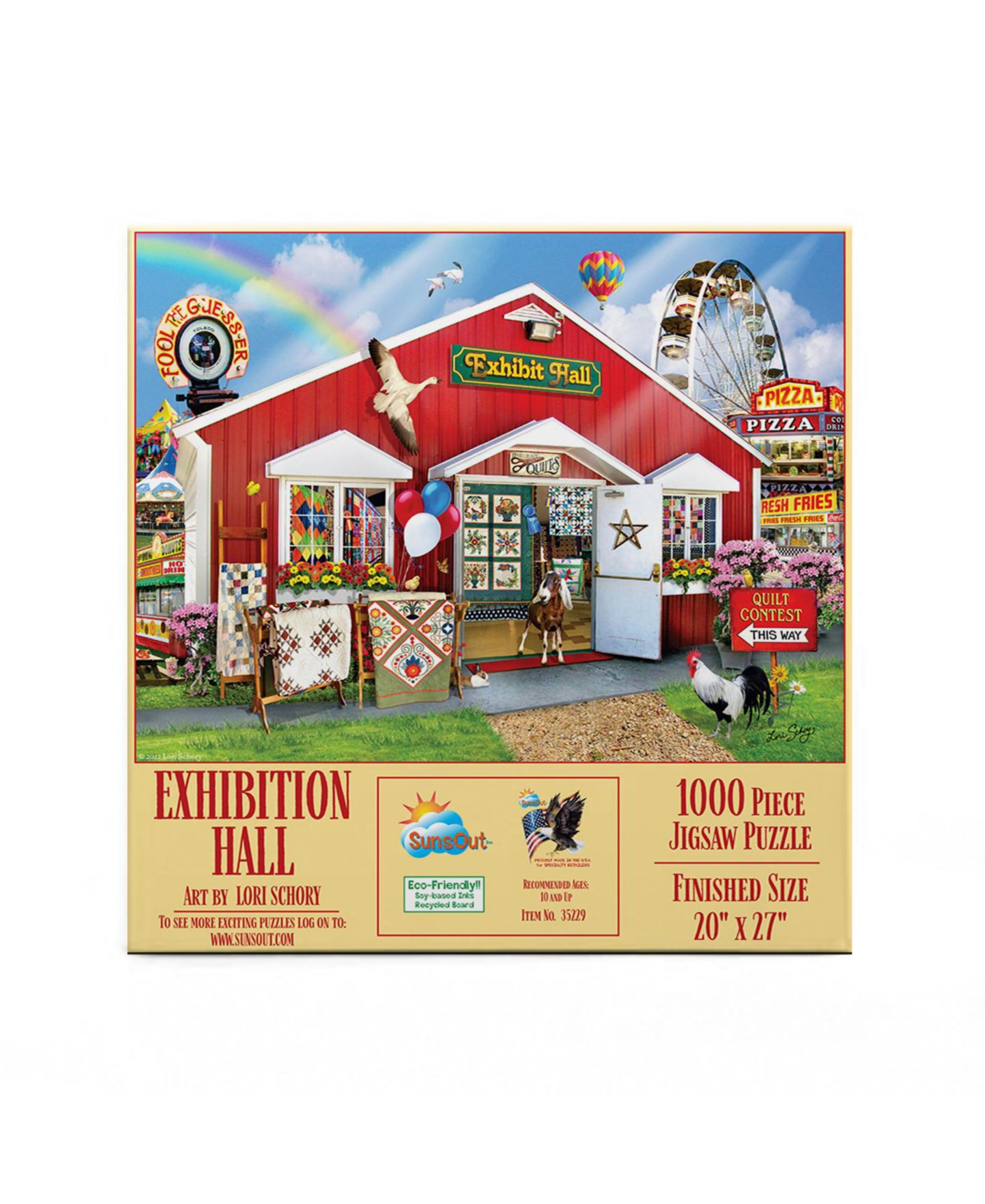 Детский пазл SunsOut Exhibition Hall 1000 Piece Jigsaw Puzzle, от 15 лет — фото 3
