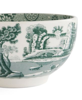 Heritage Green Italian Small Bowls, Set of 4