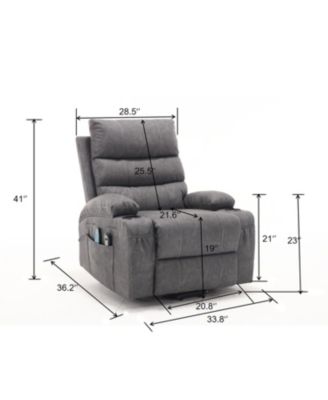 Streamdale Electric Power Lift Recliner Chair w/ Massage & Heat