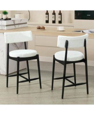 Mid Century Modern Counter Stool (Sets of 2)