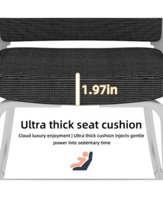 Modern Office Chair - Metal Frame, Soft, Multiple Colors