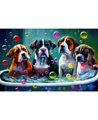 Dogs and Bubbles 1000-piece Jigsaw Puzzle for Adults