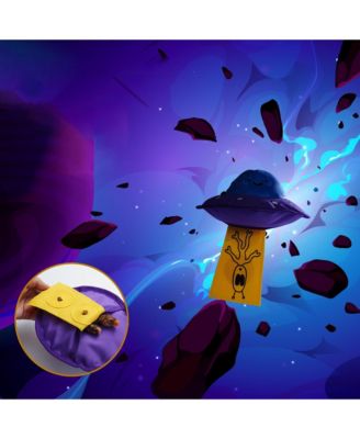 5 PCS Space Themed Dog Toys, Durable Squeaky Stuffed Plush Dog Toys, Flying Disc, Interactive Tough Rope Toys for Smal Medium Large Dog