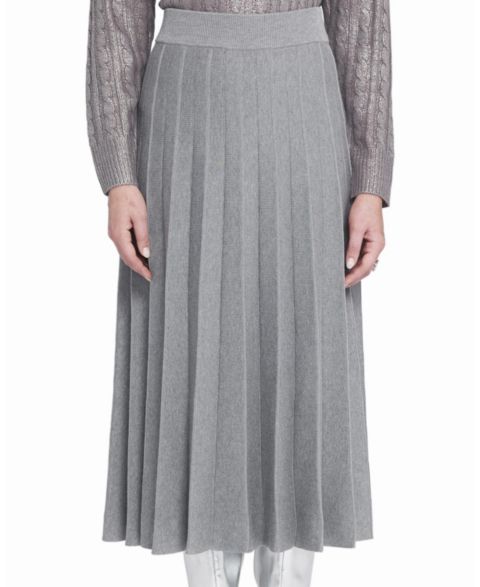 Женская юбка ELLE Collection Pleated Sweater Skirt