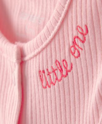 Baby Girls' Flutter-Sleeve Romper