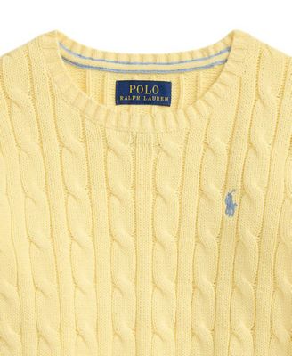 Boys 2-7 Cable-Knit Cotton Sweater