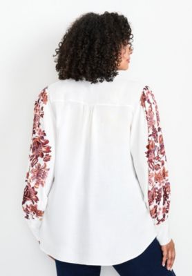 Women's Plus Size Sofia Long Sleeve Blouse