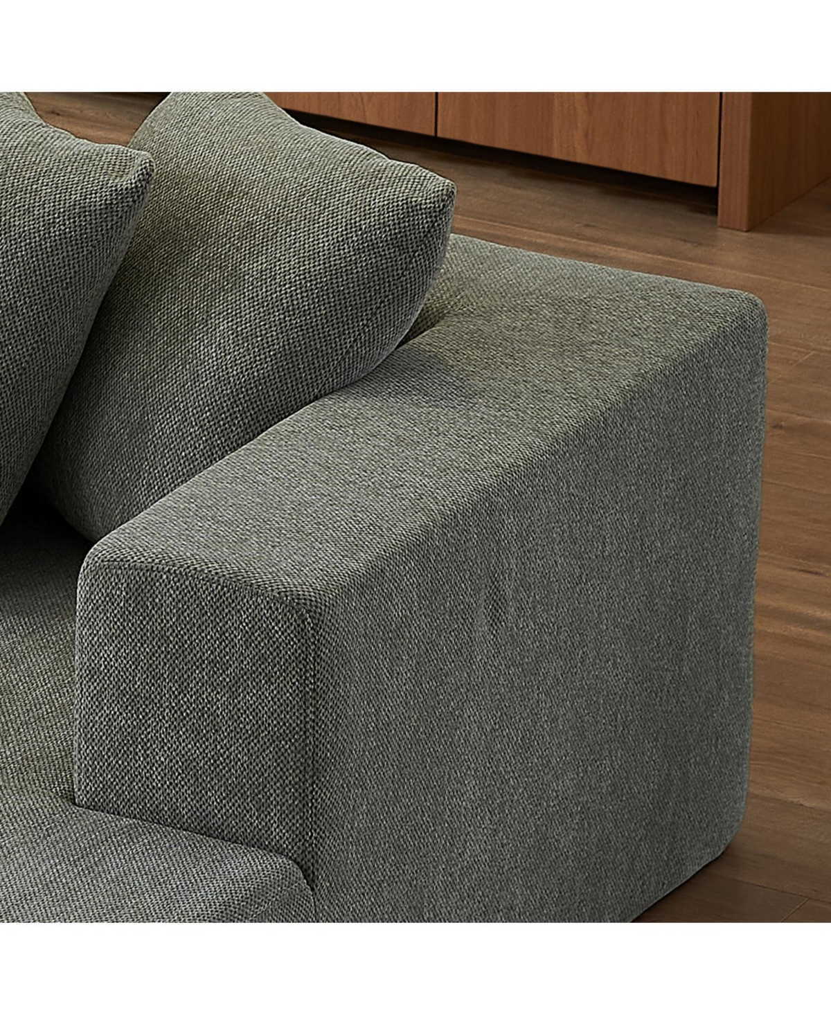 Streamdale Furniture Chenille Modular Sectional Sofa, Cloud Couch for Living Room