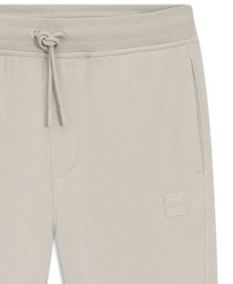 Men's Cotton-Terry Logo Patch Tracksuit Bottoms Pants