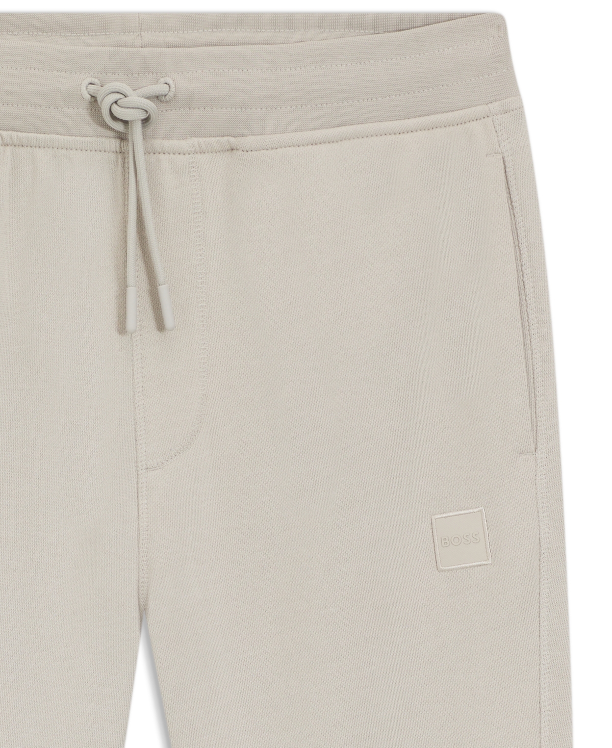 Boss by Hugo Men's Cotton-Terry Logo Patch Tracksuit Bottoms Pants