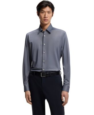 Men's Regular-Fit Performance-Stretch Oxford Dress Shirt