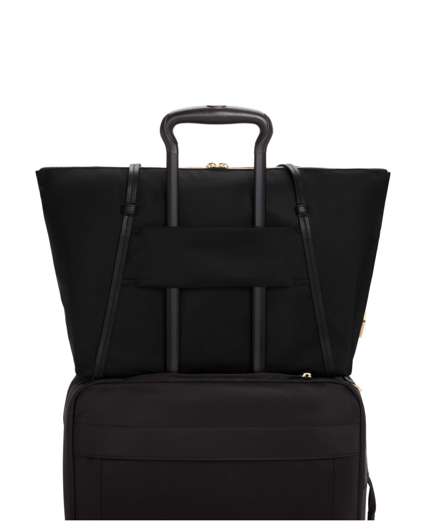 Женская сумка TUMI Voyageur Q Tote, цвет: Чёрный / Золотой — фото 4
