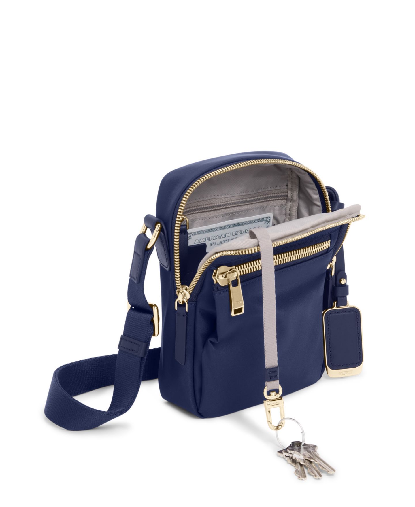 Женская сумка Tumi Voyageur Persia Crossbody, цвет: Индиго / Золотой — фото 2