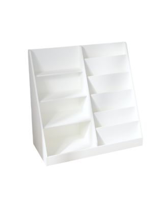 Kids Bookcase & Toy Organizer, 4-Tier Wooden Storage