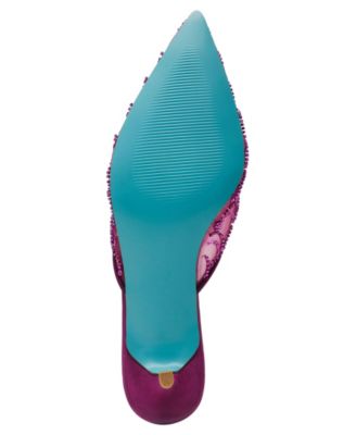 Women's Ellis Beaded Scalloped Mule Pumps