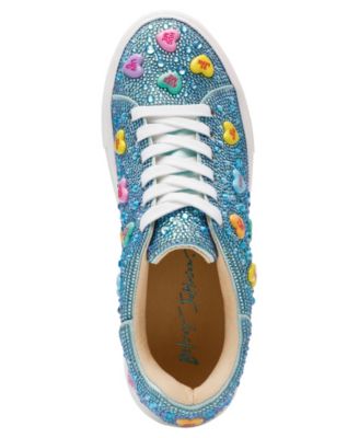 Betsey Johnson Women's Sidny Lace-Up Platform Sneakers