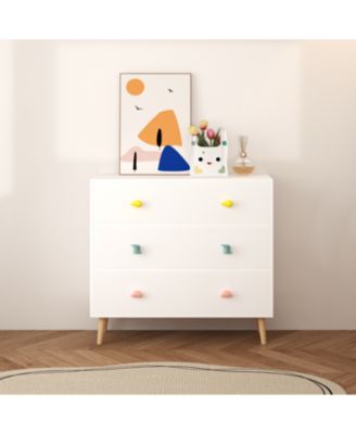 Streamdale Kids 3 Drawer Dresser, Nightstand