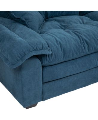 Streamdale Chenille Recliner Sofa with Pillows and Memory Foam
