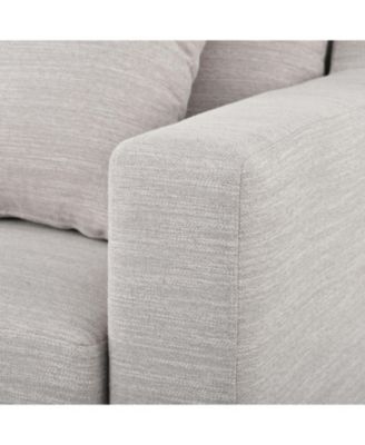 Mira Comfy 3-seat Sofa with Wooden Legs, Modern for Living Room and Study