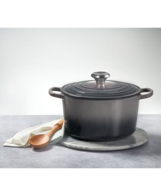 Signature Enameled Cast Iron 6.5-Quart Deep Round Dutch Oven