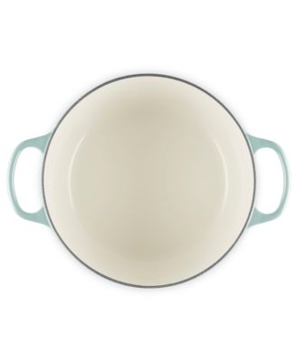 Signature Enameled Cast Iron 6.5-Quart Deep Round Dutch Oven