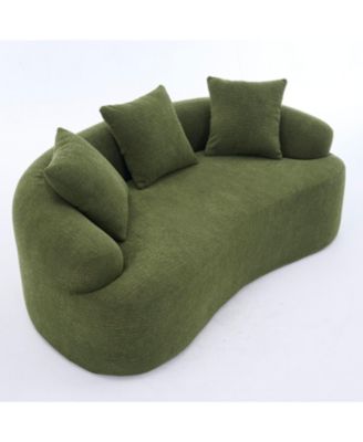 LY-025 Forest Green Loveseat Sofa