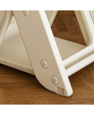 Adjustable Height High Chair with 5-Point Harness & Tray