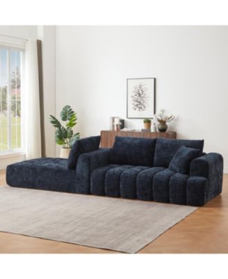 Streamdale Chenille L-Shape Sectional Sofa Sleeper Couch