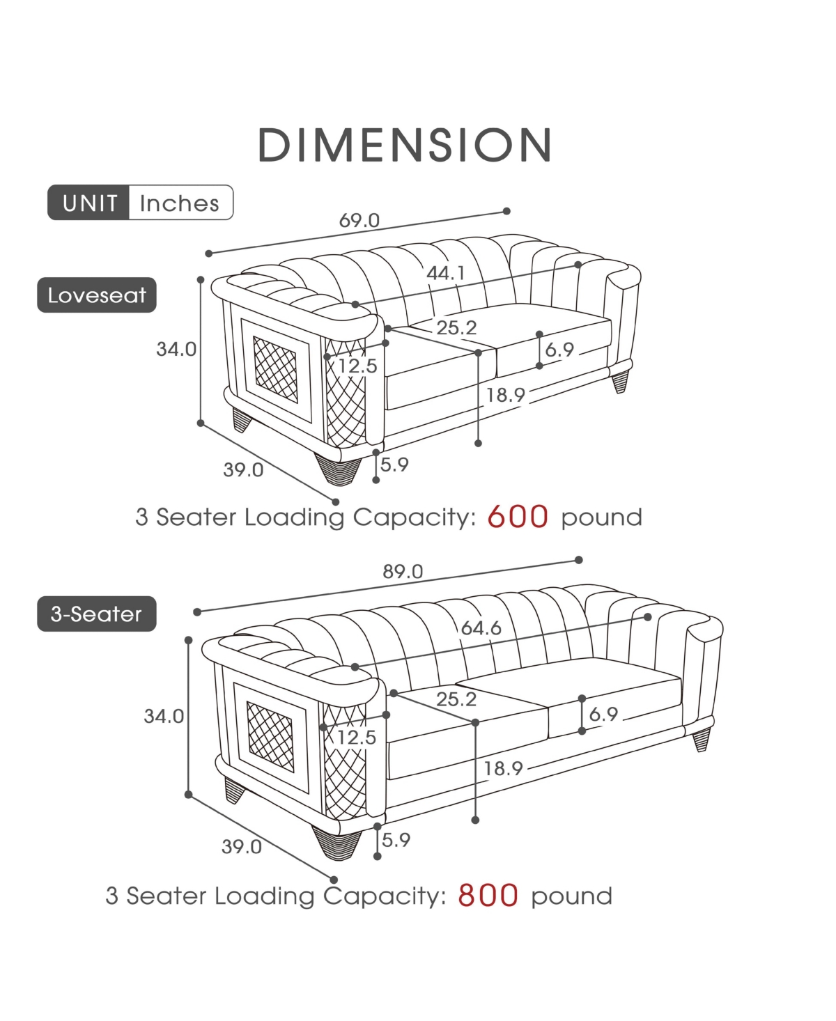 Streamdale Velvet Sofa Set: Gold Trim, Embroidered, Mid-Century Modern, Beige