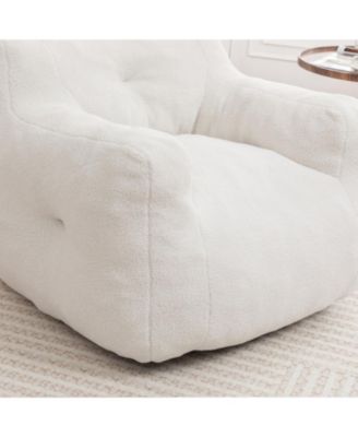 Bean Bag Sofa Chair with Armrests, High-Density Foam, Comfy for Living Room/Bedroom