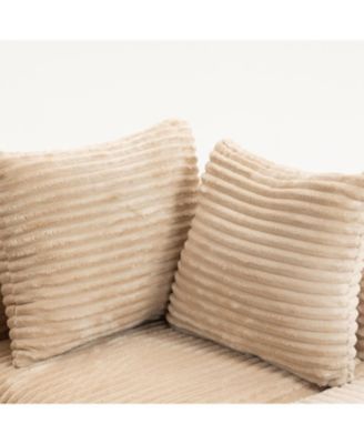  Corduroy Modular Lounge Sofa - No Assembly
