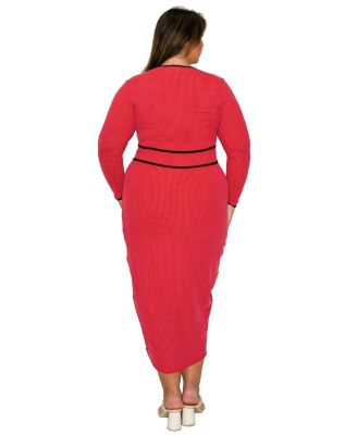 Plus Size Elora Ribbed Dress