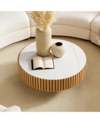 Nesting Round Sintered Stone Coffee Table
