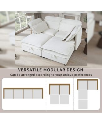  Modular Sofa with Storage