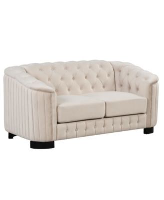 64.3" Velvet Loveseat Sofa